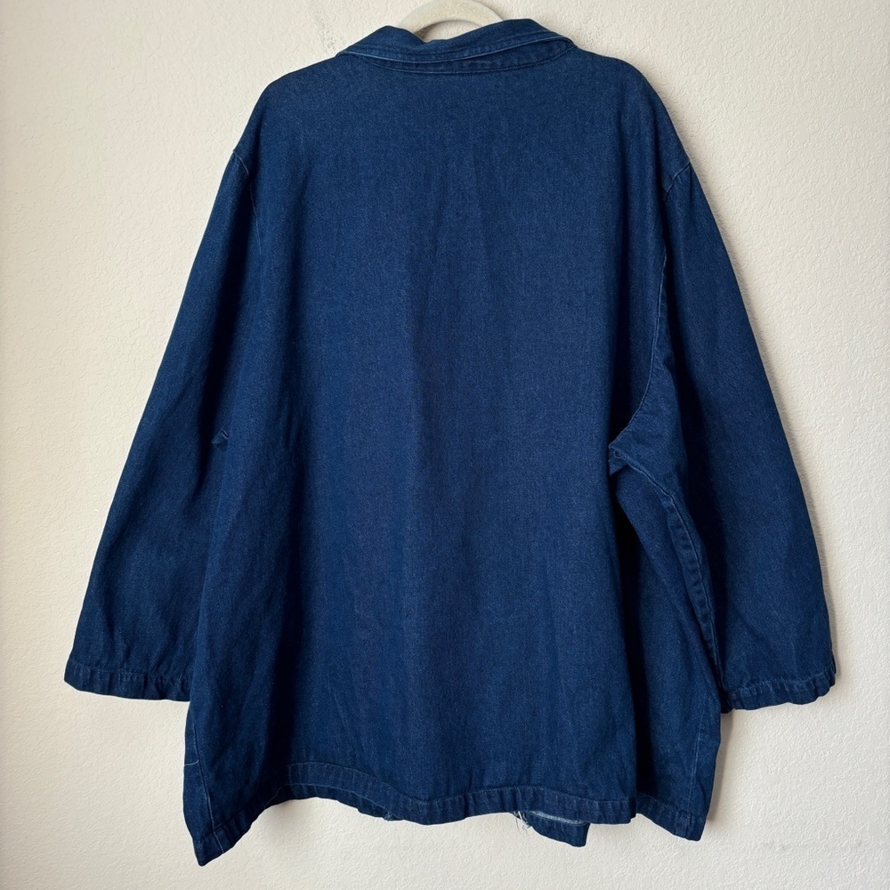 Hunters Run 3X Dark Denim Blazer One-Button Jacket - Picture 10 of 13
